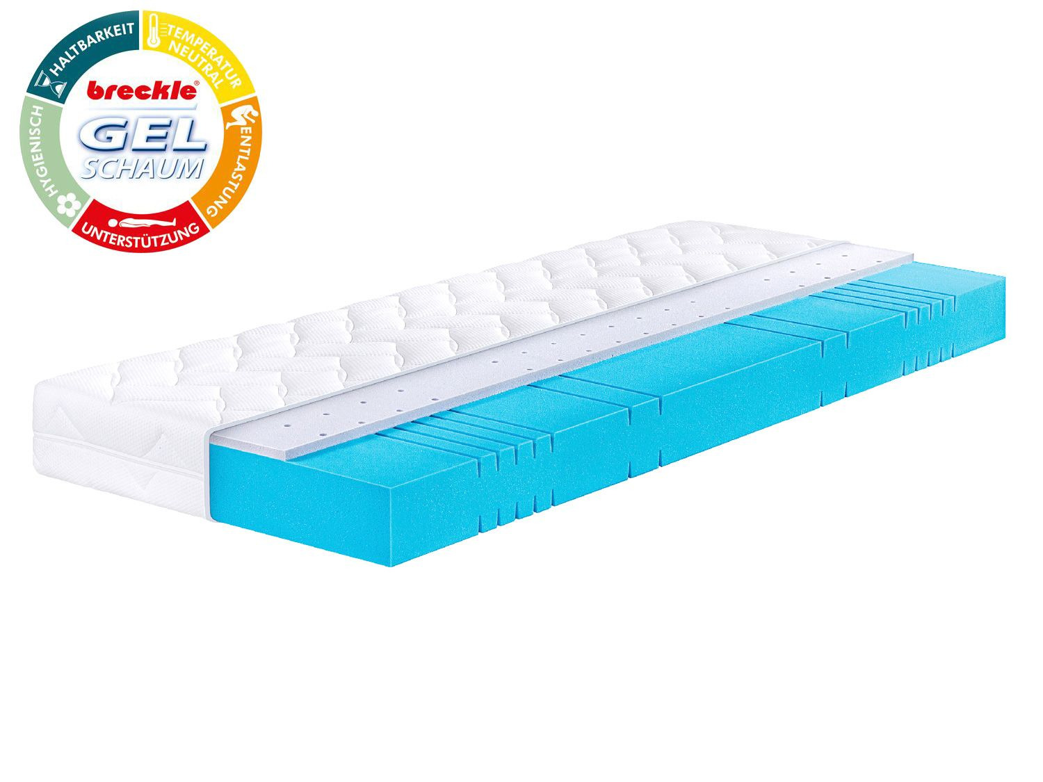 Breckle 7ZonenGelschaumMatratze »GelSensation Exce…