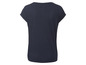Ein dunkelblaues T-Shirt für Damen.