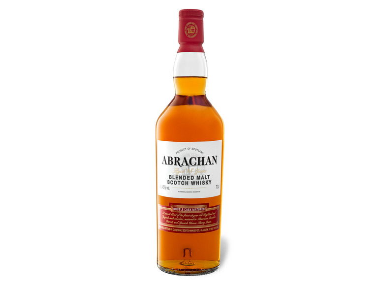Scotch Whisky Cask Geschenkbox Matured 45% Vol Malt Abrachan Blended mit Jahre 18 Double