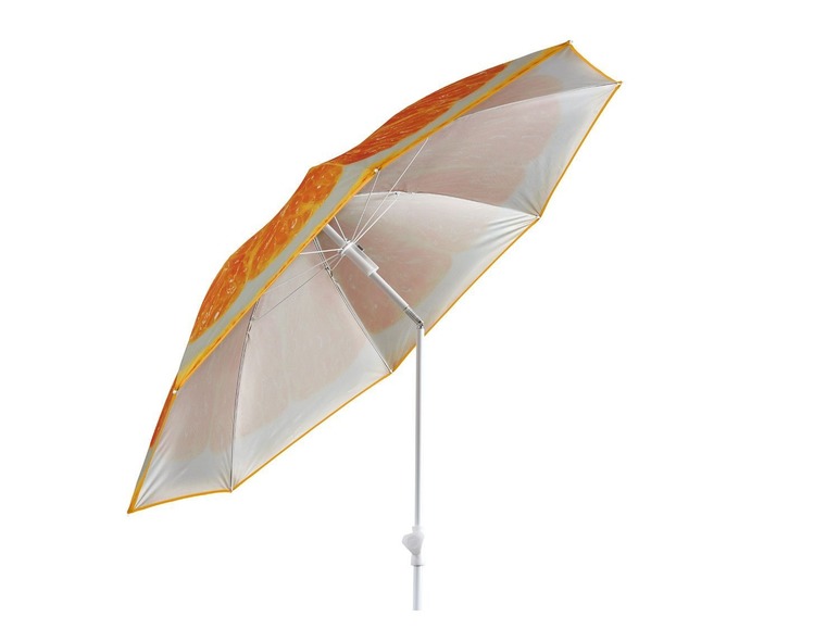 Gehe zu Vollbildansicht: FLORABEST® FLORABEST Sonnenschirm, 160 cm Durchmesser, höhenverstellbar, 50+ UV-Schutz, Knickfunktion - Bild 8