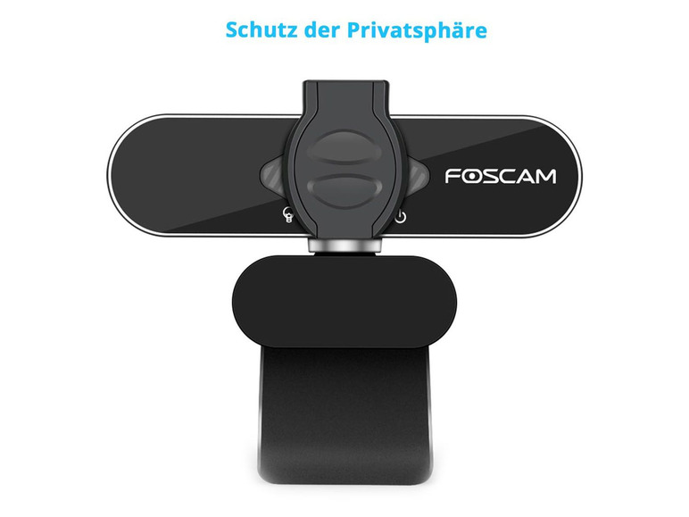Gehe zu Vollbildansicht: Foscam W21 1080P USB Webkamera mit eingebautem Mikrofon für Livestreaming - Bild 3