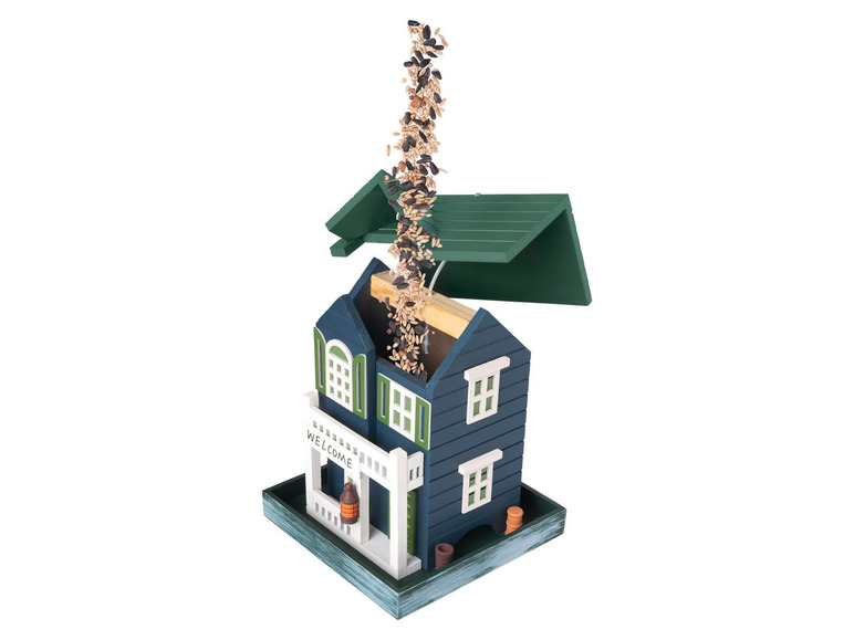 Gehe zu Vollbildansicht: ZOOFARI® Vogelfutterhaus, mit Aufhängedraht, aus Holz - Bild 10
