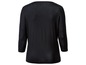Schwarzes Damen-Langarmshirt.