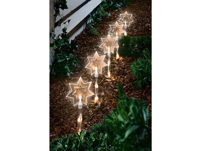 Gehe zu Vollbildansicht: MELINERA® LED Garten Leuchtstäbe, 5 Stück - Bild 3