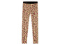 Beige Leggings mit Leopardenmuster.