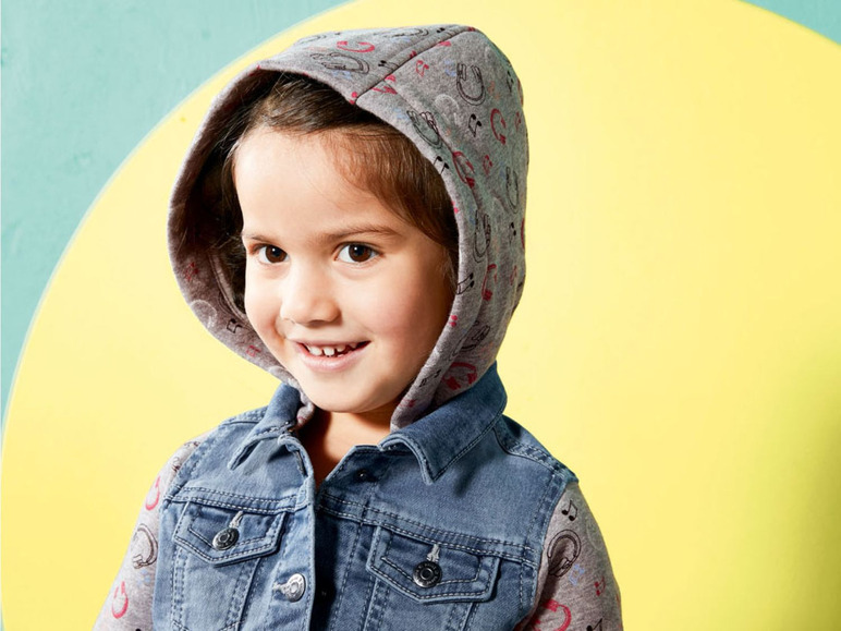 Gehe zu Vollbildansicht: LUPILU® Kleinkinder Fashion Jeansjacke Mädchen, mit Baumwolle - Bild 5