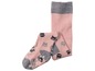 Rosa Baby-Socken mit Anti-Rutsch-Punkten und Bären