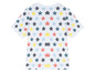 Weißes T-Shirt mit Sternenmuster