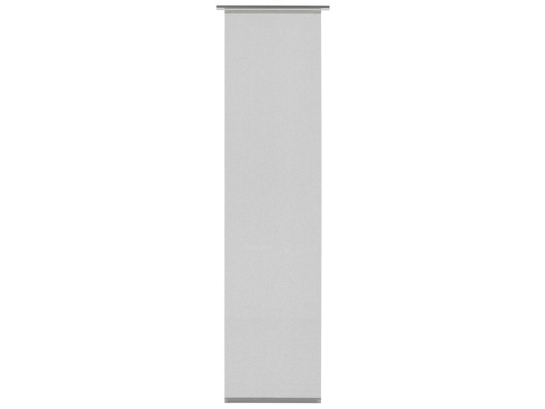 Gehe zu Vollbildansicht: Gardinia Flächenvorhang Stoff waschbar 60 x 245 125 Uni grau - Bild 1