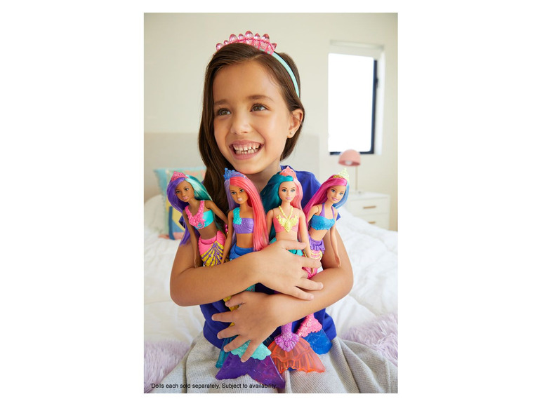 Gehe zu Vollbildansicht: Barbie Dreamtopia Meerjungfrau Puppe (pinkes und blaues Haar) - Bild 4