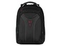 Ein schwarzer Wenger-Laptop-Rucksack.