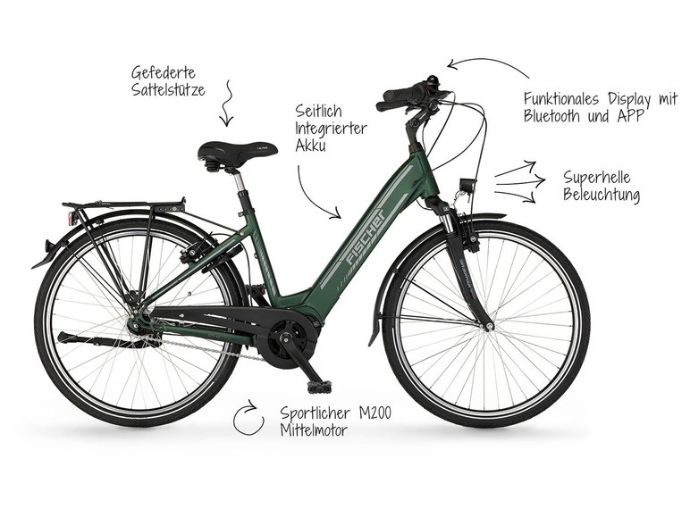 Gehe zu Vollbildansicht: FISCHER E-Bike City »CITA 4.1i«, 28 Zoll Modell 2021 - Bild 3