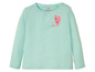 Lupilu Langarmshirt mit Glitzerherz für Mädchen.