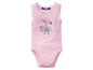 Rosa Baby-Body mit Tukan-Motiv von Lupilu.