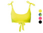 Gelber Bikini-Oberteil mit Schleifen