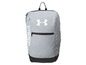 Grauer Under Armour Rucksack mit weißem Logo.