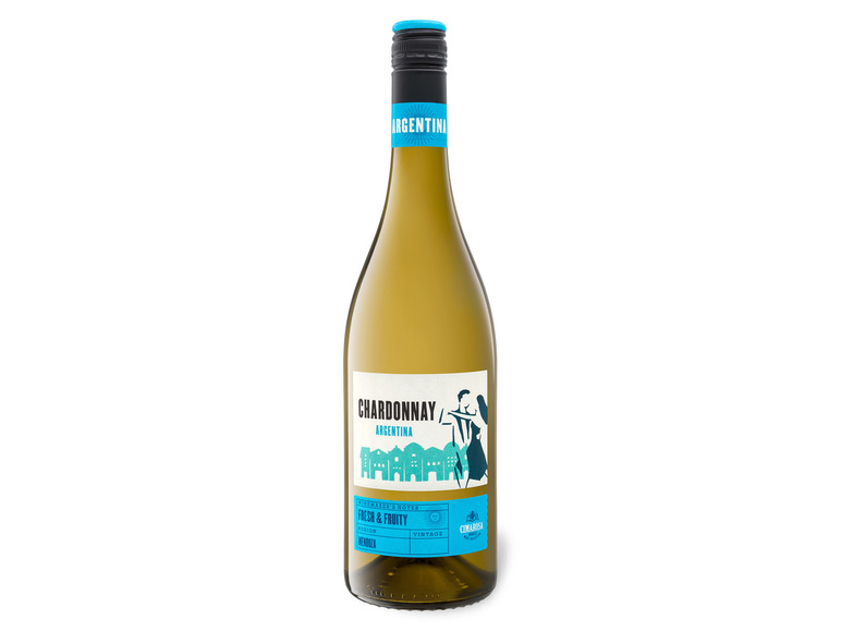 Gehe zu Vollbildansicht: CIMAROSA Chardonnay Argentina trocken, Weißwein 2021 - Bild 1