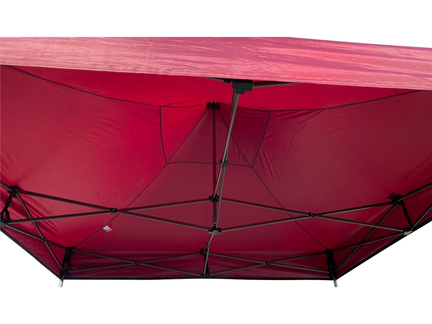 GRASEKAMP Faltpavillon Premium Line (3x3m, Bordeaux) – Bild 3 von 3