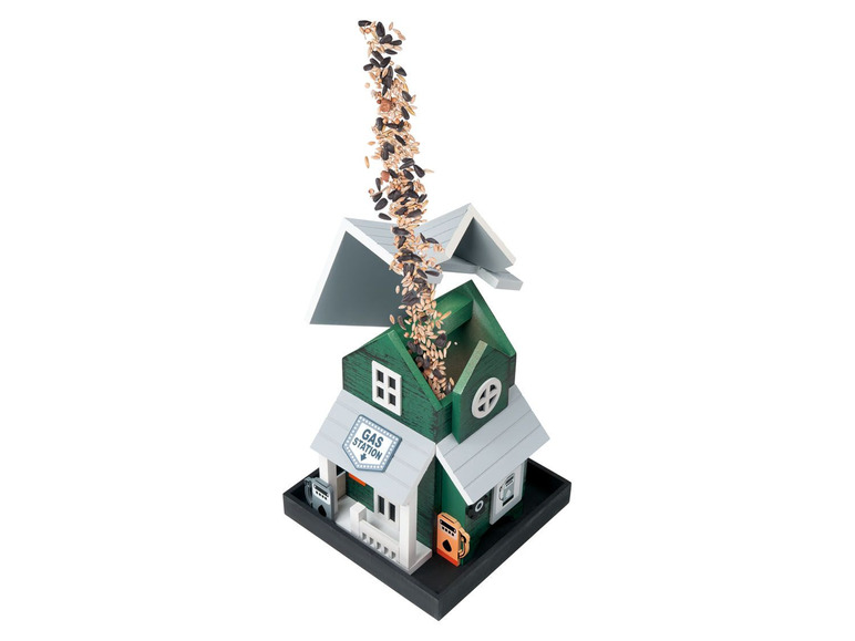 Gehe zu Vollbildansicht: ZOOFARI® Vogelfutterhaus, mit Aufhängedraht, aus Holz - Bild 5