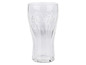 Ein Glas Coca-Cola aus Glas.
