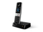 Ein schnurloses Telefon von Philips mit Display.