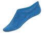 Blaue Socken ohne Ferse für Damen