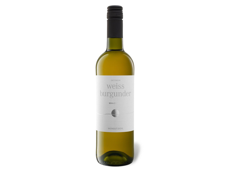 Gehe zu Vollbildansicht: Weingut Diehl Weissburgunder Ortswein Schlossberg QbA trocken, Weißwein 2020 - Bild 1