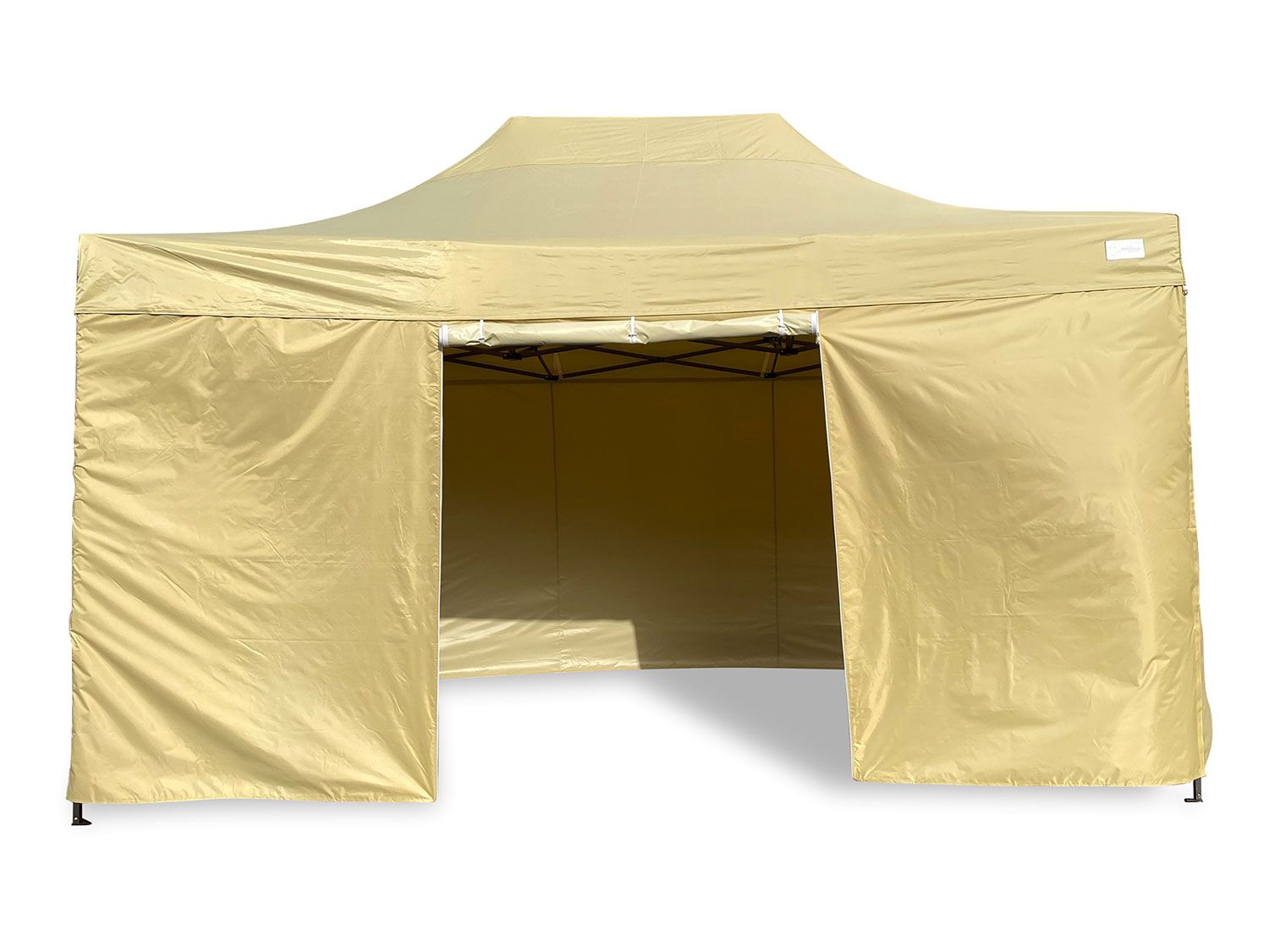 GRASEKAMP Faltpavillon Premium Line (3x4,5m + seitenteile, Beige)""