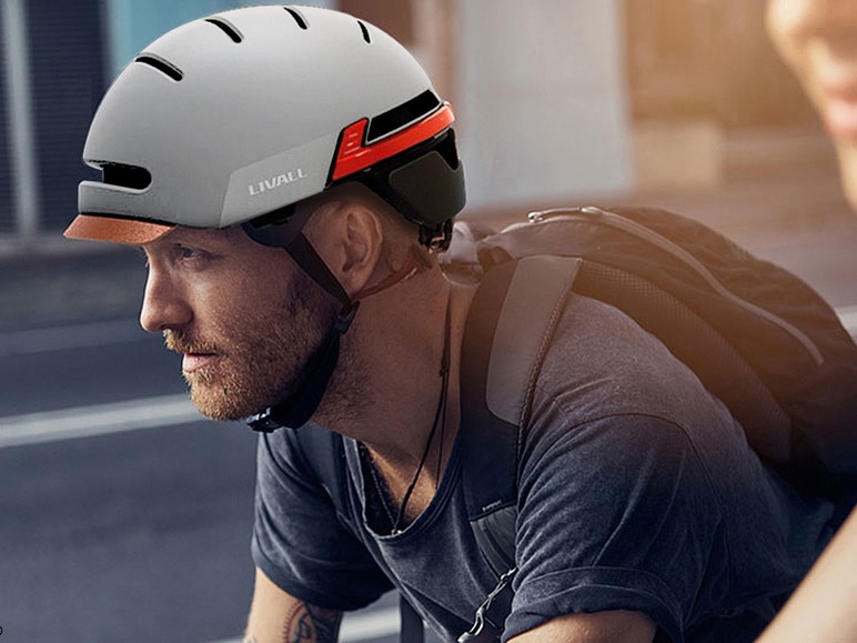 Gehe zu Vollbildansicht: Livall Fahrradhelm »Helmet Bh51T«, LED Lichtsystem, SOS Alarm, Blinkerfunktion - Bild 21