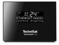 Ein schwarzes TechniSat DIGITRADIO 100 Radio mit digitalem Display.