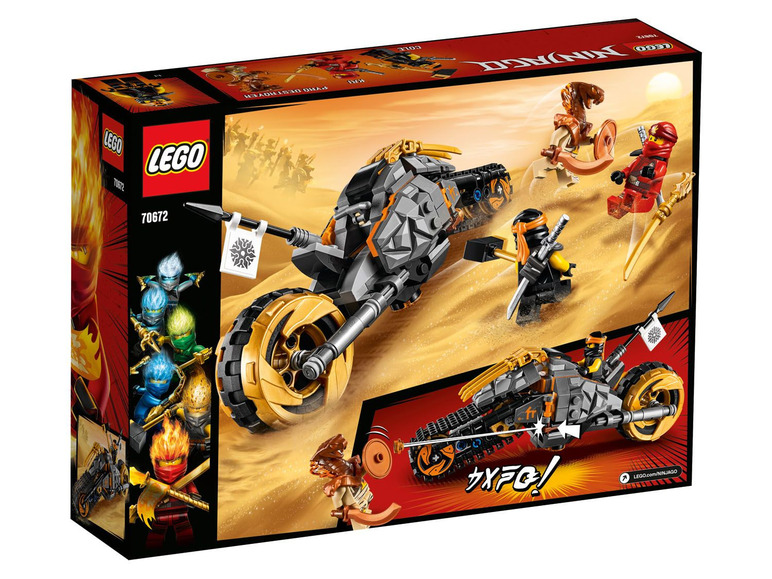 Gehe zu Vollbildansicht: LEGO® NINJAGO 70672 »Coles Offroad Bike« - Bild 2