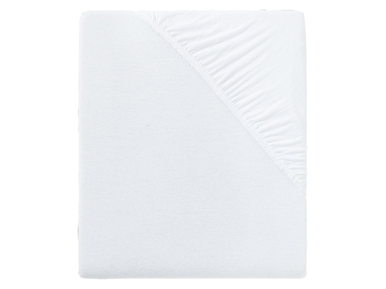 Gehe zu Vollbildansicht: MERADISO® Jersey Spannbettlaken, 90-100 x 200 cm, einlaufsicher, mit Baumwolle - Bild 4
