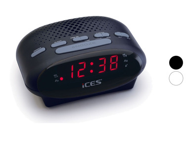 Digital Radiowecker mit Lautsprecher Uhrenradio FM LED Alarm Tischuhr DHL 