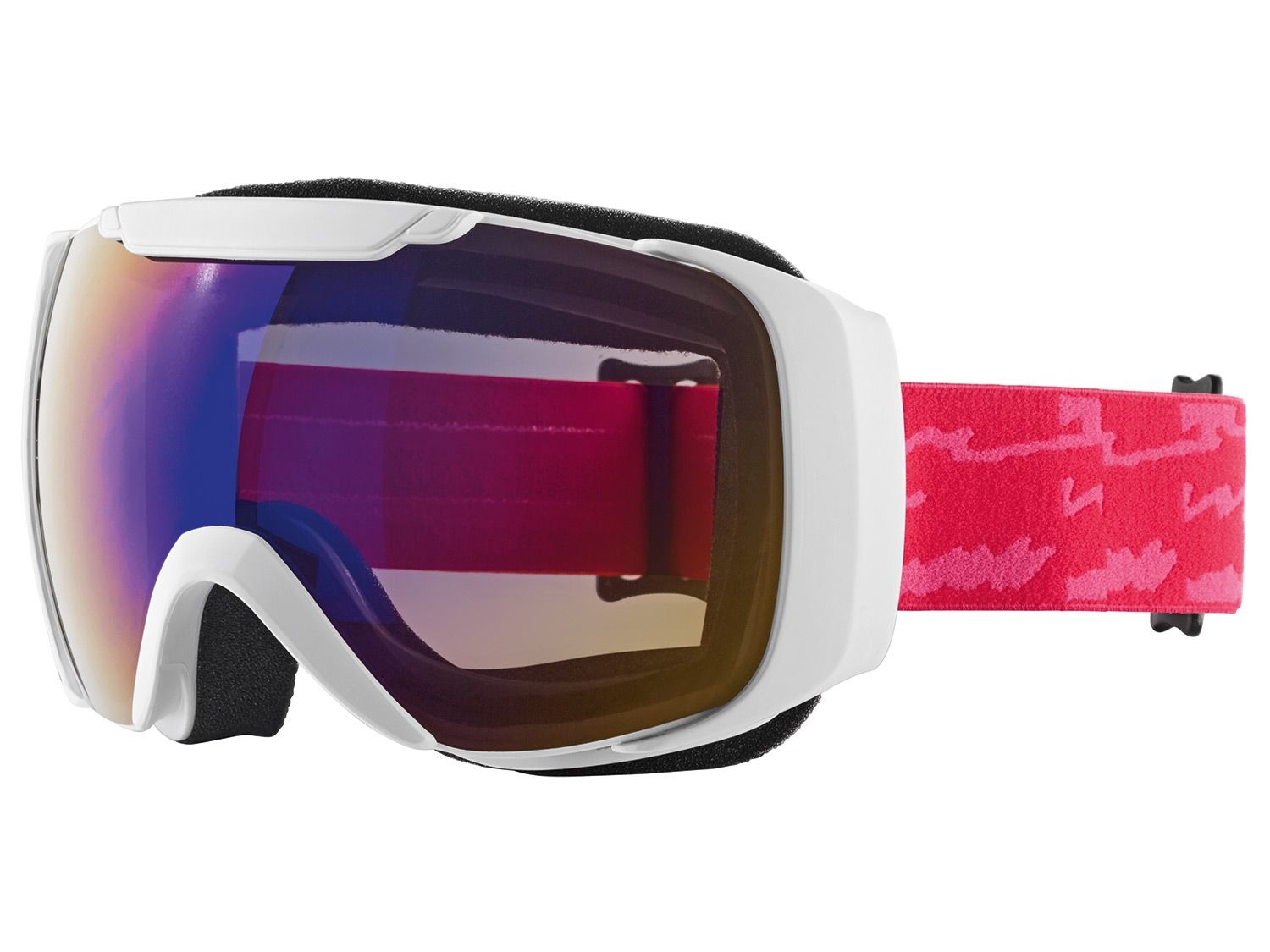Crivit Skibrille Snowboardbrille Wintersport 100% UV-Schutz weiss
