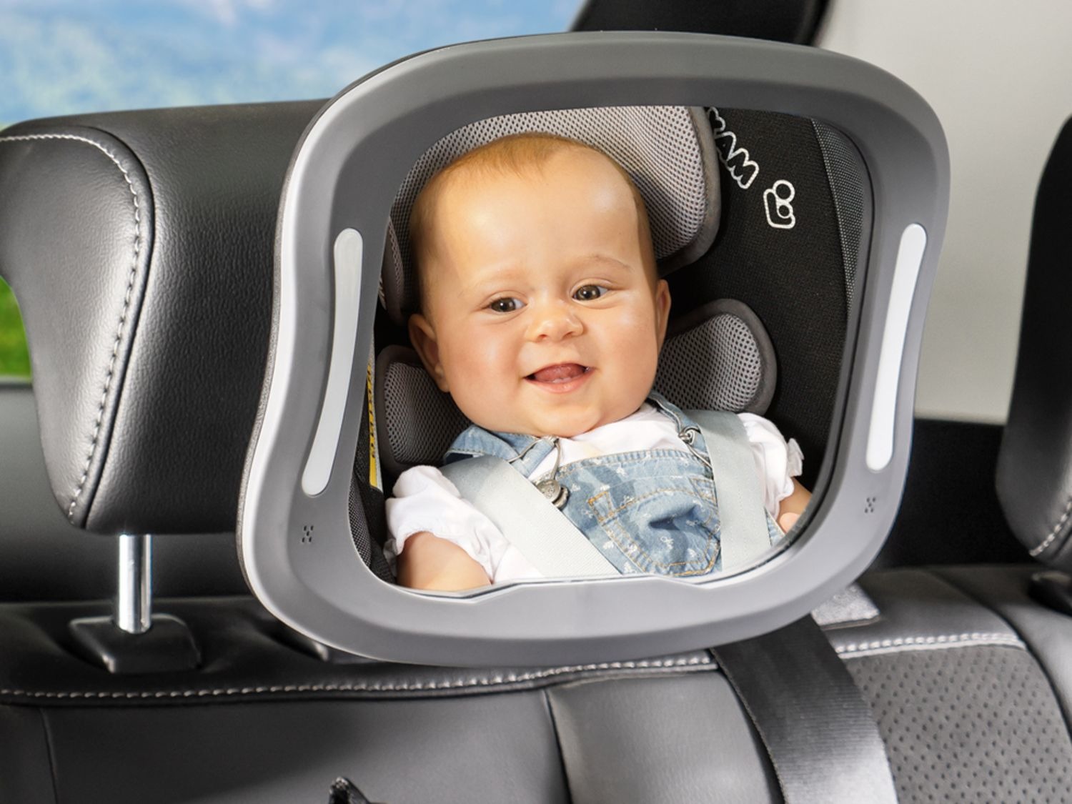 Ben-gi Baby-Rückspiegel Einstellbarer Gürtel Kind Kinder-Auto-Sicherheits-Monitor Kopfstütze Infant hinten konvexer Spiegel 