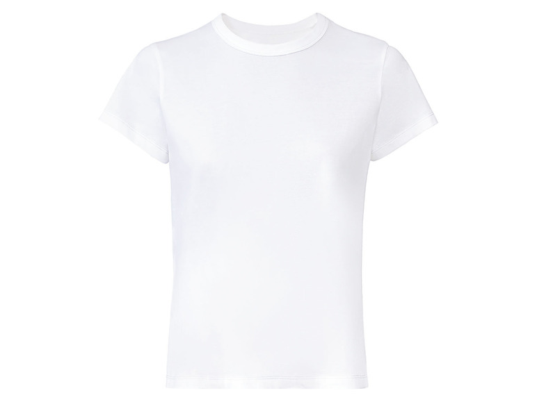 Gehe zu Vollbildansicht: esmara Damen T-Shirt, mit Rundhalsausschnitt - Bild 2