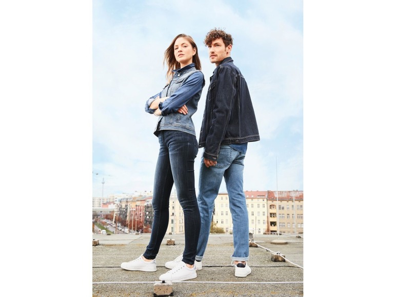 Gehe zu Vollbildansicht: LIVERGY® Jeans Herren, Slim Fit, im 5-Pocket-Style, mit Baumwolle und Elasthan - Bild 6