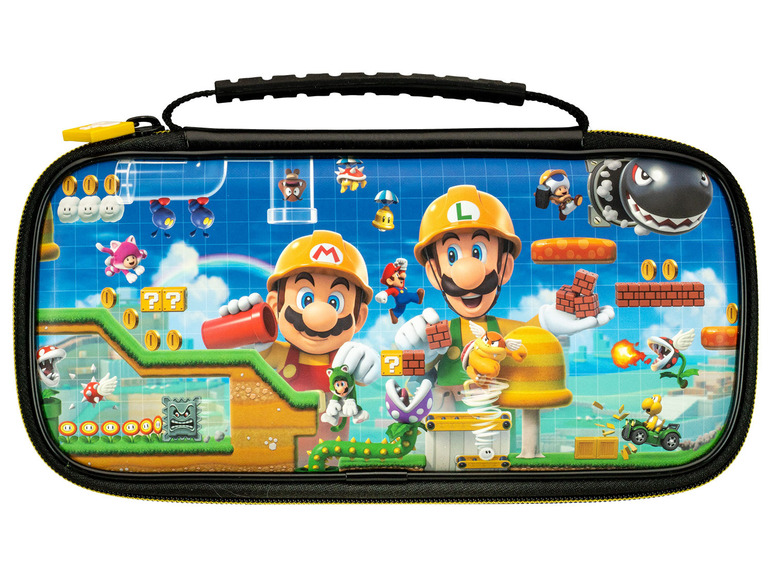 Gehe zu Vollbildansicht: Bigben Nintendo Switch Travel Case, Transporttasche inkl. 1x4-Spiele-Game-Box, 1x 2-Micro-SD-Card-Box - Bild 22