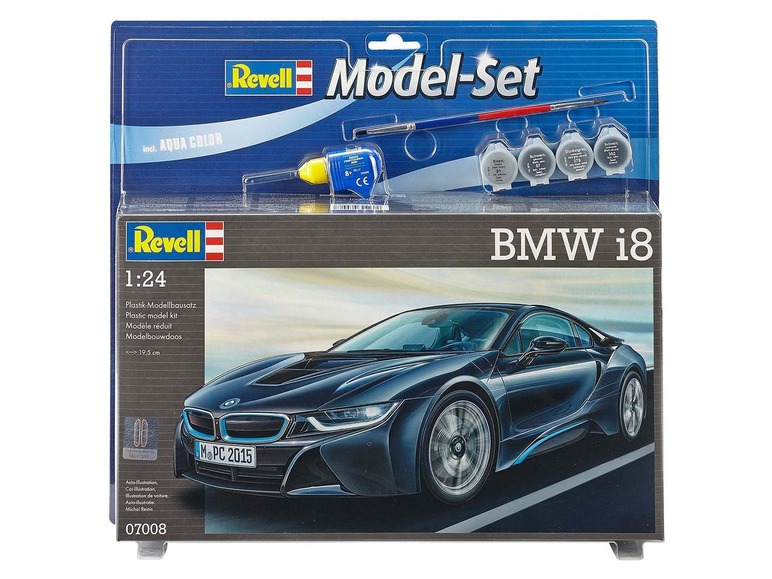 Gehe zu Vollbildansicht: Revell Modellbausatz Set BMW i8 - Bild 1