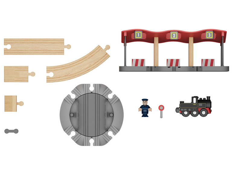 Gehe zu Vollbildansicht: Playtive Holz Bahn Erweiterungset - Bild 9