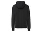 Schwarzer Kapuzenpullover