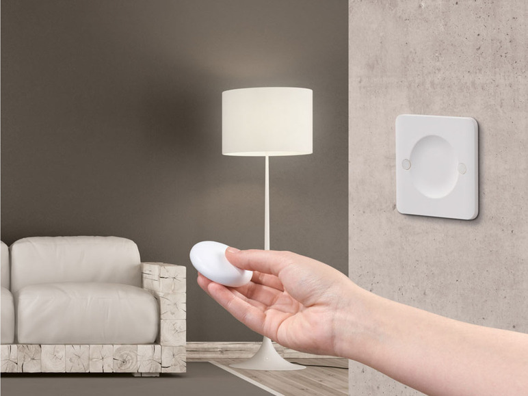 Gehe zu Vollbildansicht: SILVERCREST Smart Button, mit magnetischer Wandhalterung »Zigbee Smart Home« - Bild 4