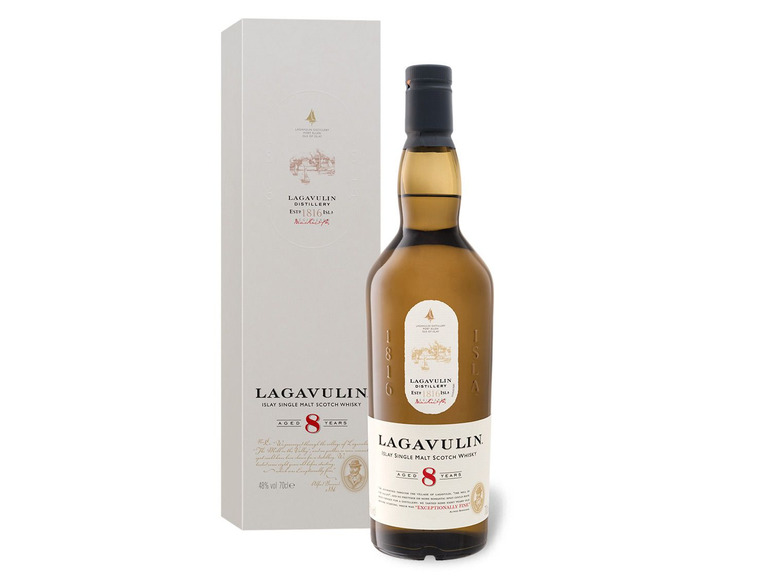 Gehe zu Vollbildansicht: Lagavulin Islay Single Malt Scotch Whisky 8 Jahre 48% Vol - Bild 1