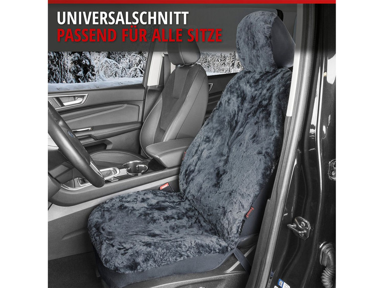 Gehe zu Vollbildansicht: WALSER Autositzbezug Iva aus Lammfell mit ZIPP IT System - Bild 8