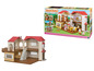 Sylvanian Families Red Roof Country Home Spielset mit Puppenhaus und Zubehör.