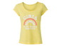 Gelbes T-Shirt mit dem Aufdruck 'Girls Just Wanna Have Sun'
