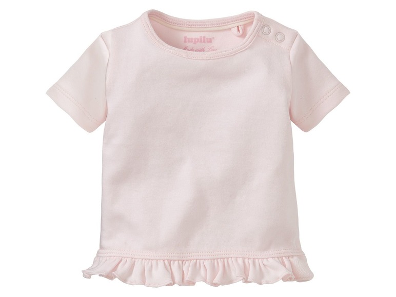 Gehe zu Vollbildansicht: LUPILU® PURE COLLECTION 3 Baby Mädchen T-Shirts - Bild 4
