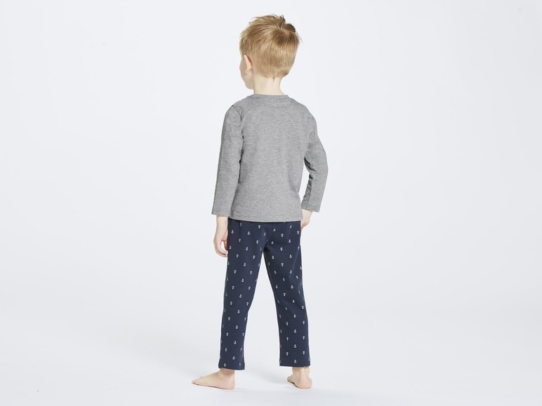 Gehe zu Vollbildansicht: LUPILU® Jungen Schlafanzug, 2 Stück, enthält Bio-Baumwolle - Bild 7