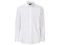 Weißes Hemd mit langen Ärmeln.
