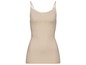 Ein beiges Shapewear-Top mit Spaghettiträgern.